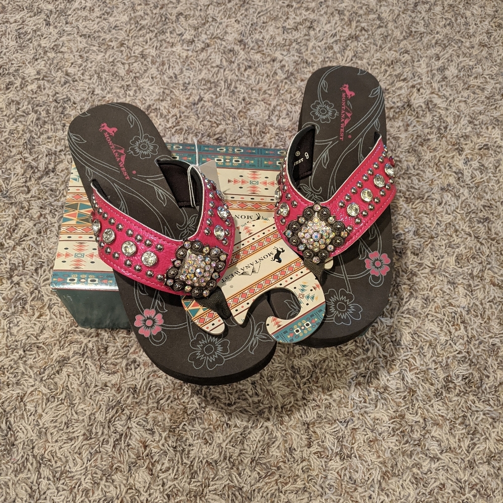Women's Western Flip Flop Sandals